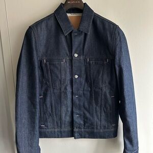 Acne Studios Bla Konst Dark Denim Jacket.